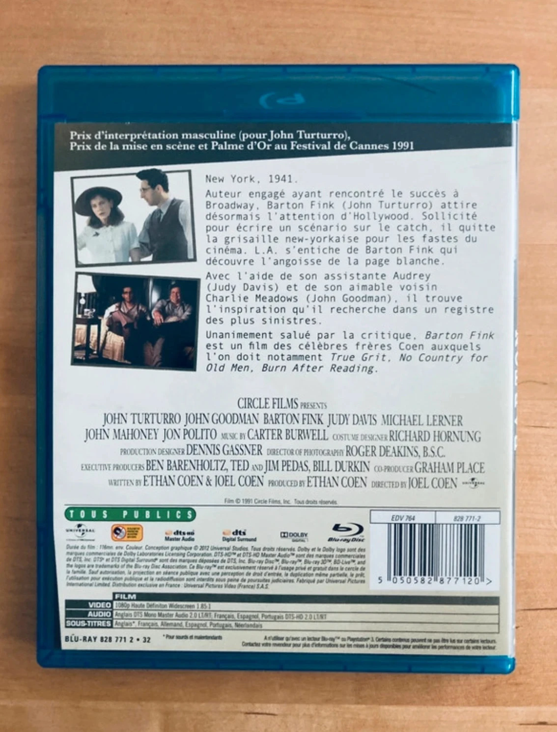 Barton Fink Blu-ray by the Coen brothers. – photo 2